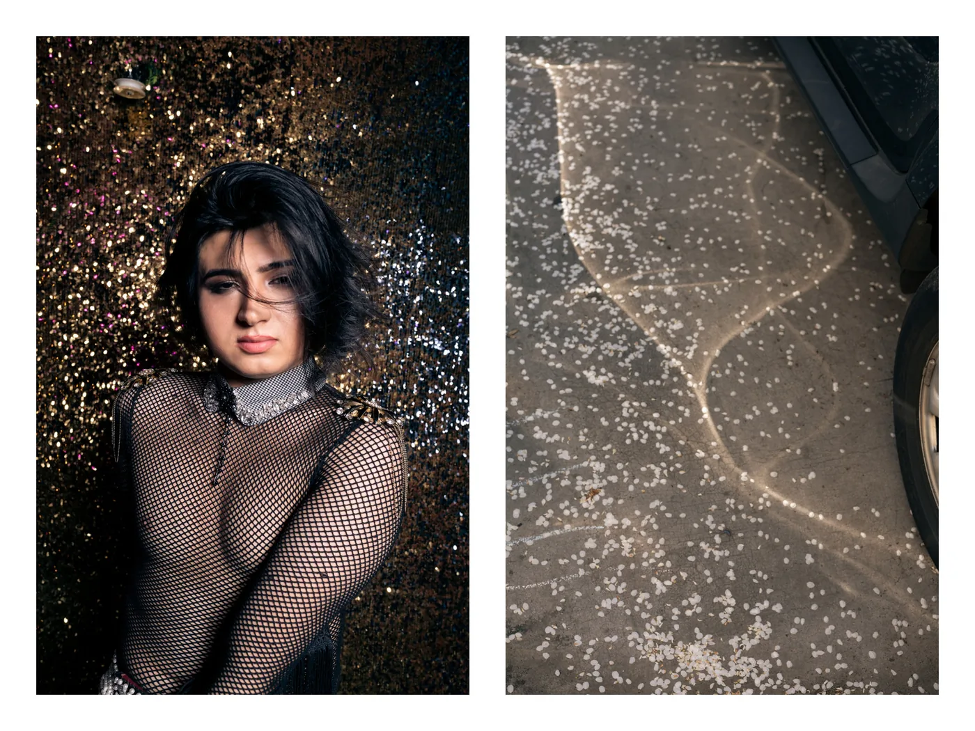 Prince Emrah at Silver Future, 2018 & Cherry Petals, 2020. Credit: Samet Durgun